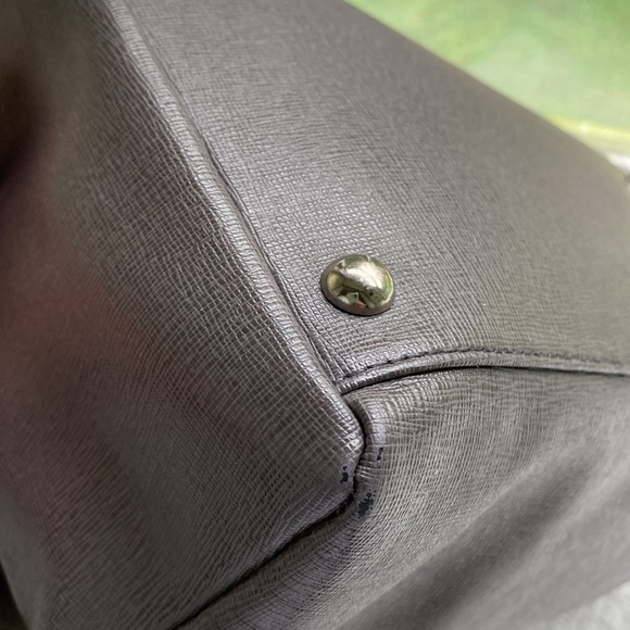 Furla Grey Leather Shoulder Bag with Turnlock - Picture 14 of 15